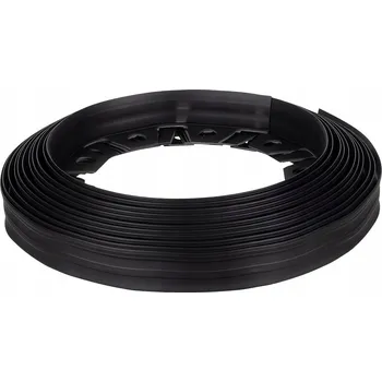 Zahradní obrubník Zahradní lem Iso Trade černá 4 cm x 1000 cm s 20 kotvami