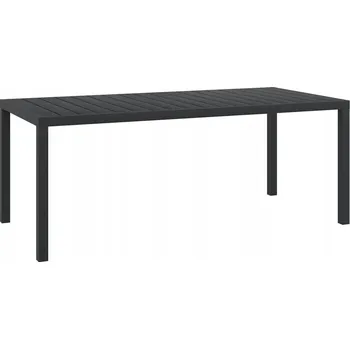 Zahradní stůl Stůl Somilo kovový obdélníkový 90 x 185 x 74 cm