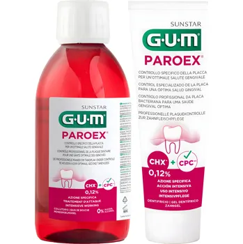 zubní pasta GUM PAROEX zubní pasta s chlorhexidinem 0,12% 75 ml