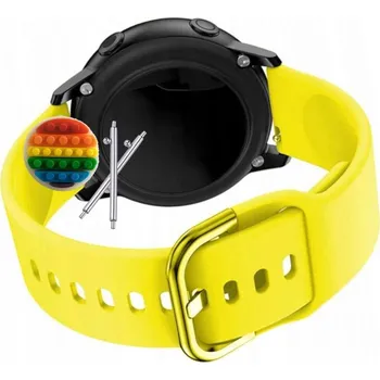 Pouzdro na mobilní telefon Pásek Řemínek pro Wahoo Elemnt Rival, Silikon Žlutý Poutko, nastavitelný