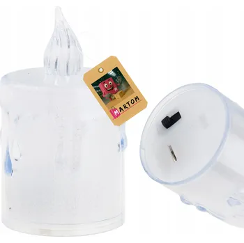 Svíčka LED SVÍČKA, SVĚTLO NÁPLŇ DO HŘBITOVNÉ SVÍČKY, LUCERNY, DEKORACE, OZDOBNÁ SVÍCE