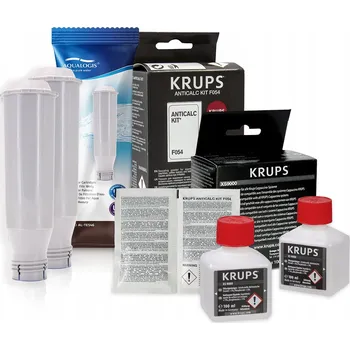 Kávovar Sada Krups filtr AL-TES46 2ks, Odvápňovač Krups F054, Krups XS9000 Pły