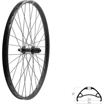 Zapletené kolo KELLYS Zapletené kolo zadní KLS ASESINO 30 DSC R, 28/29", black