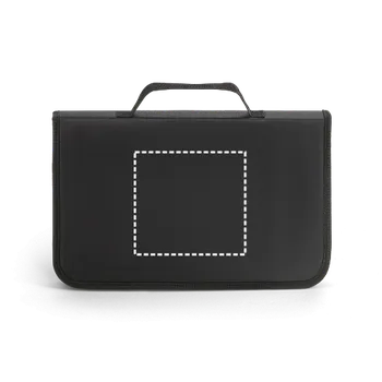 Souprava šperků FLARE. Pětidílná souprava na grilování ze dřeva a nerezové oceli s bambusovým prkénkem 130 Střed, 140 x 130 Transfer, 1 barva