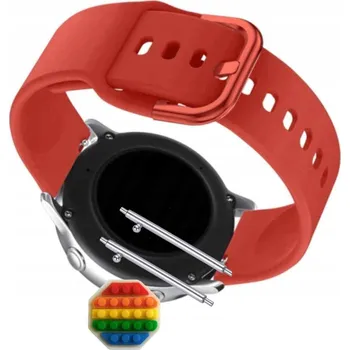 Pouzdro na mobilní telefon Pásek Řemínek pro Maxcom FW67 TITAN Pro, Silikon Červený Poutko, nastavitelný