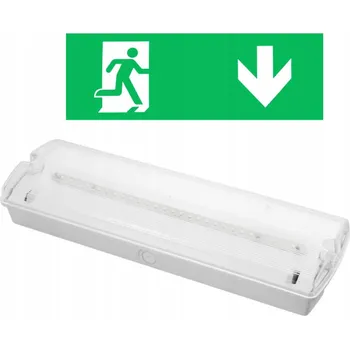 Venkovní osvětlení NOUZOVÉ EVAKUAČNÍ SVÍTIDLO EXIT LED 3H VENKOVNÍ IP65 PRO EVAKUAČNÍ CESTU