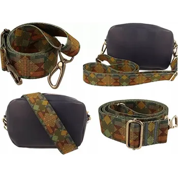 Kabelka Pásek ke kabelce GEOMETRIC DARK 40mm ZAPNI