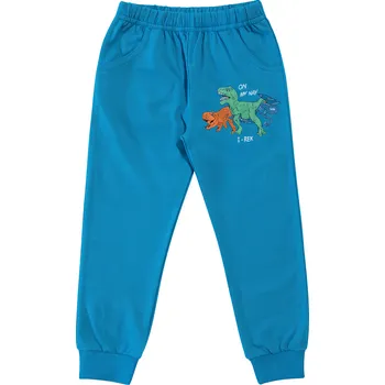 xcena Tepkáky bavlněné tyrkysové DINO Velikost: 98