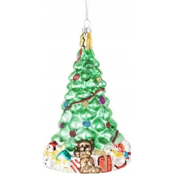 Vánoční dekorace Vánoční Koule zdobená vánoční koule 17 cm 1 ks