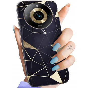 Pouzdro na mobilní telefon Zadní Kryt Hello Case pro realme 11 Pro+ 5G, 11 Pro 5G, zlatý