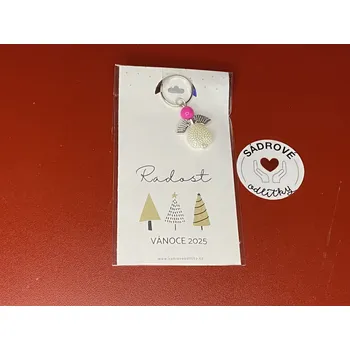 HandMade by VeJa Dárková karta - Radost Vánoce 2025