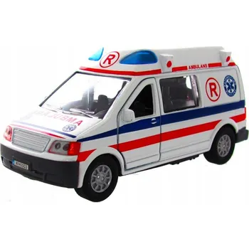 autíčko INTERAKTIVNÍ ZÁCHRANKA kovová se ZVUKEM 14 cm HIPO auto ZÁCHRANNÁ SLUŽBA 3+