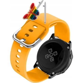 Řemínek na hodinky Řemínek Řemínek pro Withings ScanWatch 2 42 mm, Silikonový Mrkvový Smyčka