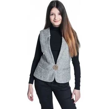 Dámská vesta Runo Styl Dámská vesta IGA šedá barva Velikost: EU 38