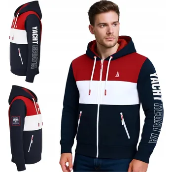 Pánská mikina Pánská mikina s kapucí na zip SAILING Captain Mike L
