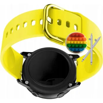 Pouzdro na mobilní telefon Pásek Řemínek pro Colmi SKY 5 Plus, Silikon Žlutý Poutko, nastavitelný