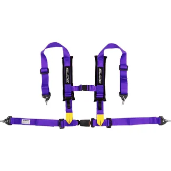 Návlek na bezpečnostní pás Bezpečnostní pásy 4-bodové Slide V2 fialové 2" homologace E4