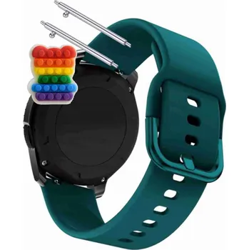 Pouzdro na mobilní telefon Pásek Řemínek pro OnePlus Watch 46 mm, Silikon Zelený Poutko, nastavitelný