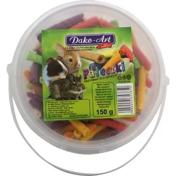 Krmivo pro hlodavce DAKO-ART pamlsek pro hlodavce tyčinky 150g