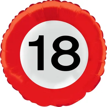 Balónek Fóliový balónek k 18. narozeninám, na osmnáctiny