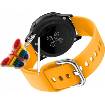 Pouzdro na mobilní telefon Pásek Řemínek pro Rubicon RNCE79, Mrkvový silikonový pásek, nastavitelný