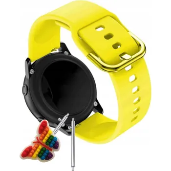 Pouzdro na mobilní telefon Řemínek Řemínek pro ForeVigo 3 SW-320, Silikonový Žlutý Smyčka, nastavitelný