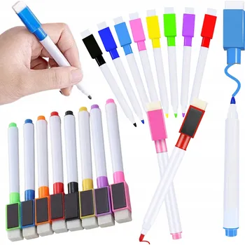 MARKERY ZMYWALNE SUCHOŚCIERALNE DO TABLICY 8 KS