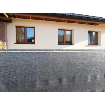 zahradní zástěna GTEX Stínící tkanina na plot – rašlový úplet 100 %, 200 g/m², 120 cm × 10 m, antracit ZAHRADA Sklad6 0018 (ZAHRADA Sklad6 )