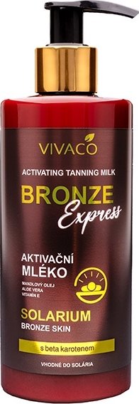 Vivaco Bronze Express aktivační mléko do solária 300 ml