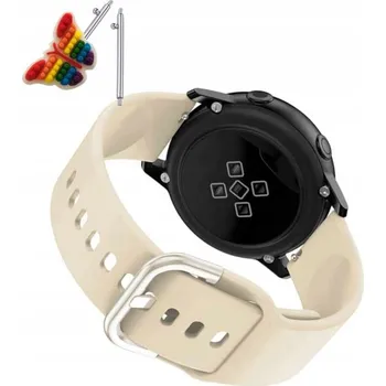 Pouzdro na mobilní telefon Řemínek Řemínek pro Forever KW-520, Silikonový Béžový Smyčka, nastavitelný