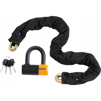 Zámek na kolo SucceBuy Zámek na kolo/motorku - řetěz 1M, 14MM, ocelový