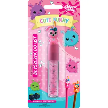Přípravek na rty Lesk na rty pro děti Cute Bunny - duhový ostružina