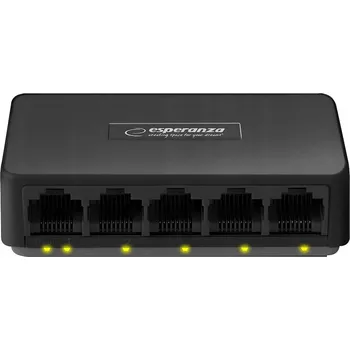 Switch SWITCH 5-PORTOWÝ LAN RJ45 GIGABIT ROZDĚLOVAČ PŘEPÍNAČ 10/100/1000 Mb/s