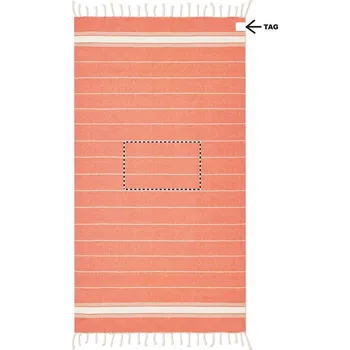 Ručník Plážový ručník 20 TOWEL CENTER BACK, 250x400mm Reflexní transfer, 1 barva