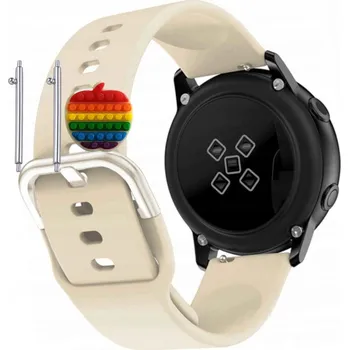 Pouzdro na mobilní telefon Pásek Řemínek pro Nexano NX-GPS2, Silikon Béžová Poutko, nastavitelný