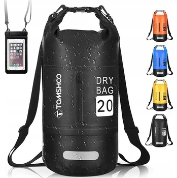 Pouzdro na mobilní telefon TAŠKA 20L VODĚODOLNÁ TOMSHOO + POUZDRO NA TELEFON ČERNÁ