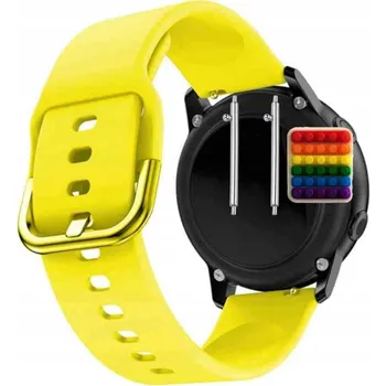 Pouzdro na mobilní telefon Pásek Řemínek pro Polar Vantage V3, Silikon Žlutá smyčka, nastavitelný