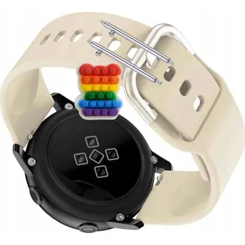 Pouzdro na mobilní telefon Pásek Řemínek pro Suunto 9 Peak Pro, Silikon Béžová Poutko, nastavitelný