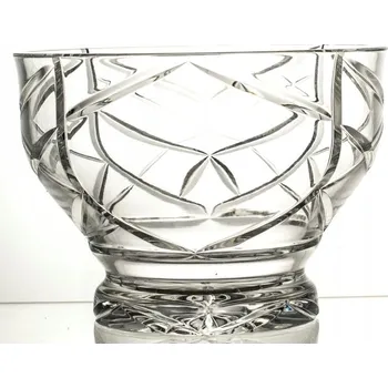 Crystal Julia Salátová Mísa křišťálová mísa na ovoce, střední velikost