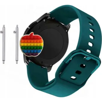 Pouzdro na mobilní telefon Řemínek Řemínek pro Samsung Galaxy Watch 42MM, Silikonový Zelený Smyčka, nastavitelný