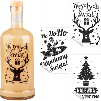 Samolepící etiketa Samolepicí etikety na alkohol SuperButelki 9 cm x 6,2 cm, 10 ks