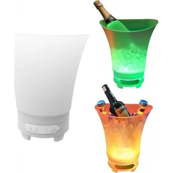 Nádoba na led NÁDOBA KBELÍK NA LED BLUETOOTH LED REPRODUKTOR jako chladič na alkohol a vodku