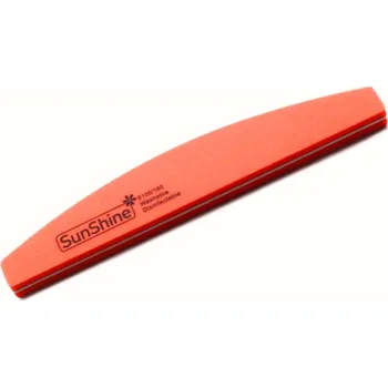 Pilník na nehty SunShine loďka 100/180 růžový