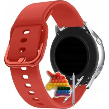 Pouzdro na mobilní telefon Řemínek Řemínek pro Rubicon RNCF20, Silikonový Červený s Poutkem, Nastavitelný