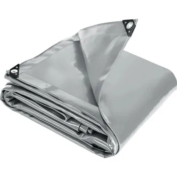 Krycí plachta Procraft Zakrývací plachta s oky, 200g/m2, PROFI zesílená - 6 x 8m, šedá 2006008 ZAHRADA Sklad6 0678 (ZAHRADA Sklad6 )