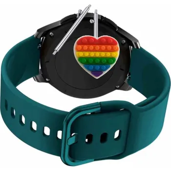 Pouzdro na mobilní telefon Pásek Řemínek pro Suunto 5 Peak, Silikon Zelený Poutko, nastavitelný