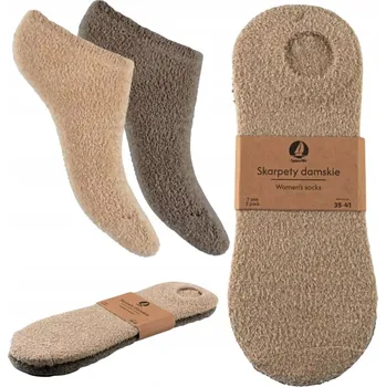 Dámské ponožky Zimní teplé Ponožky Captain Mike - 2 kotníkové ponožky , velikost 39-41