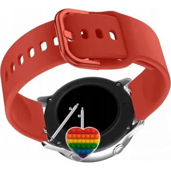 Pásek Řemínek pro Huawei Watch GT4 Active 46 mm, Silikon Červený Poutko