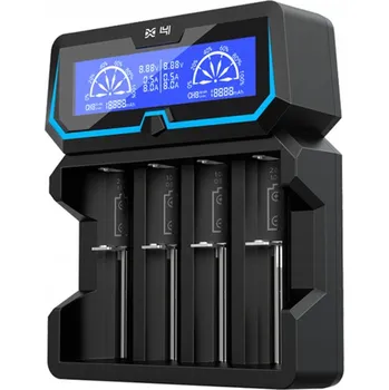 Nabíječka baterií Xtar X4 pro 4 Li-ion Ni-MH akumulátory 18650 26650, černá