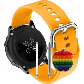 Pouzdro na mobilní telefon Řemínek Řemínek pro Mobvoi TicWatch E3, Silikonový Mrkvový Smyčka, nastavitelný